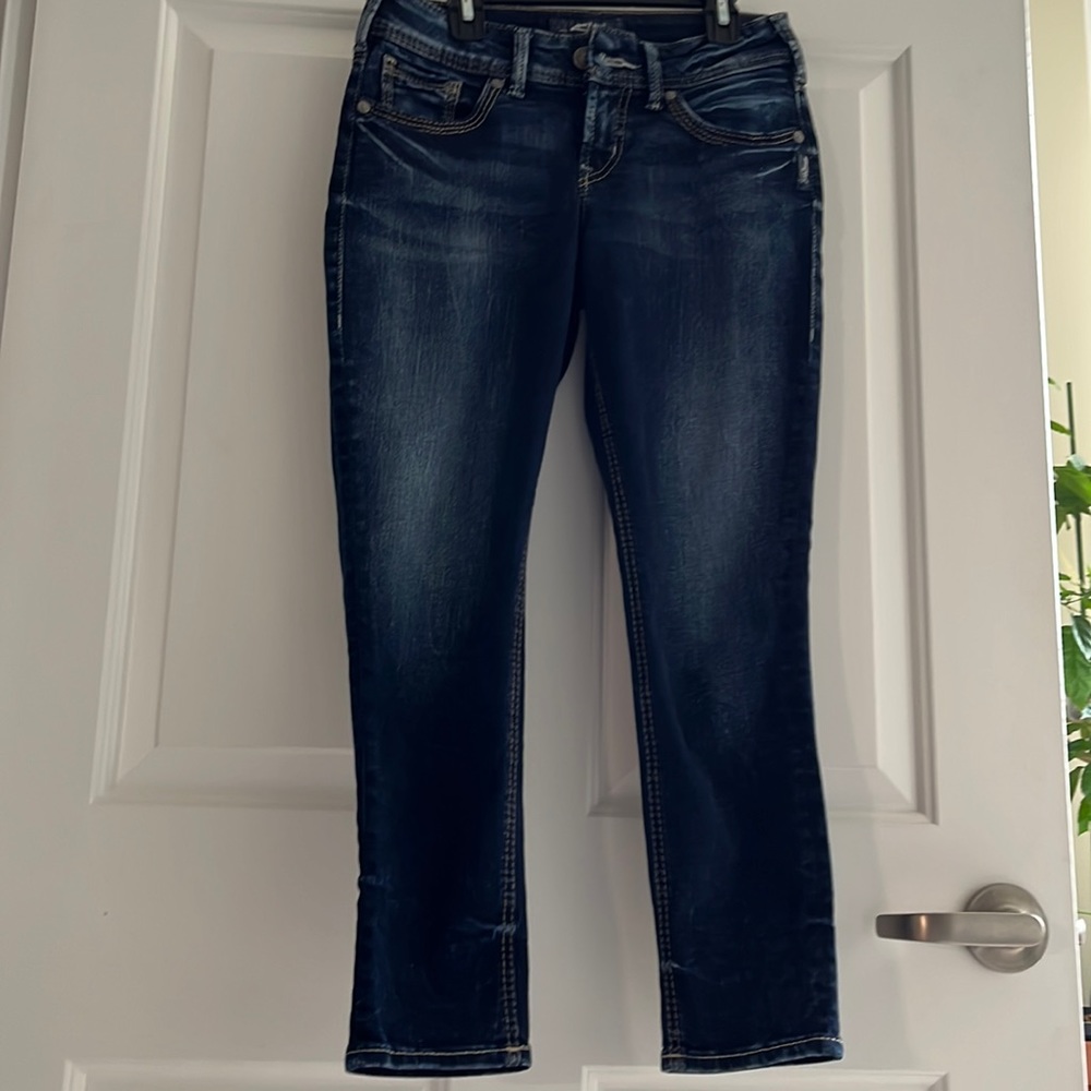 Quicksilver skinny crop jeans 27